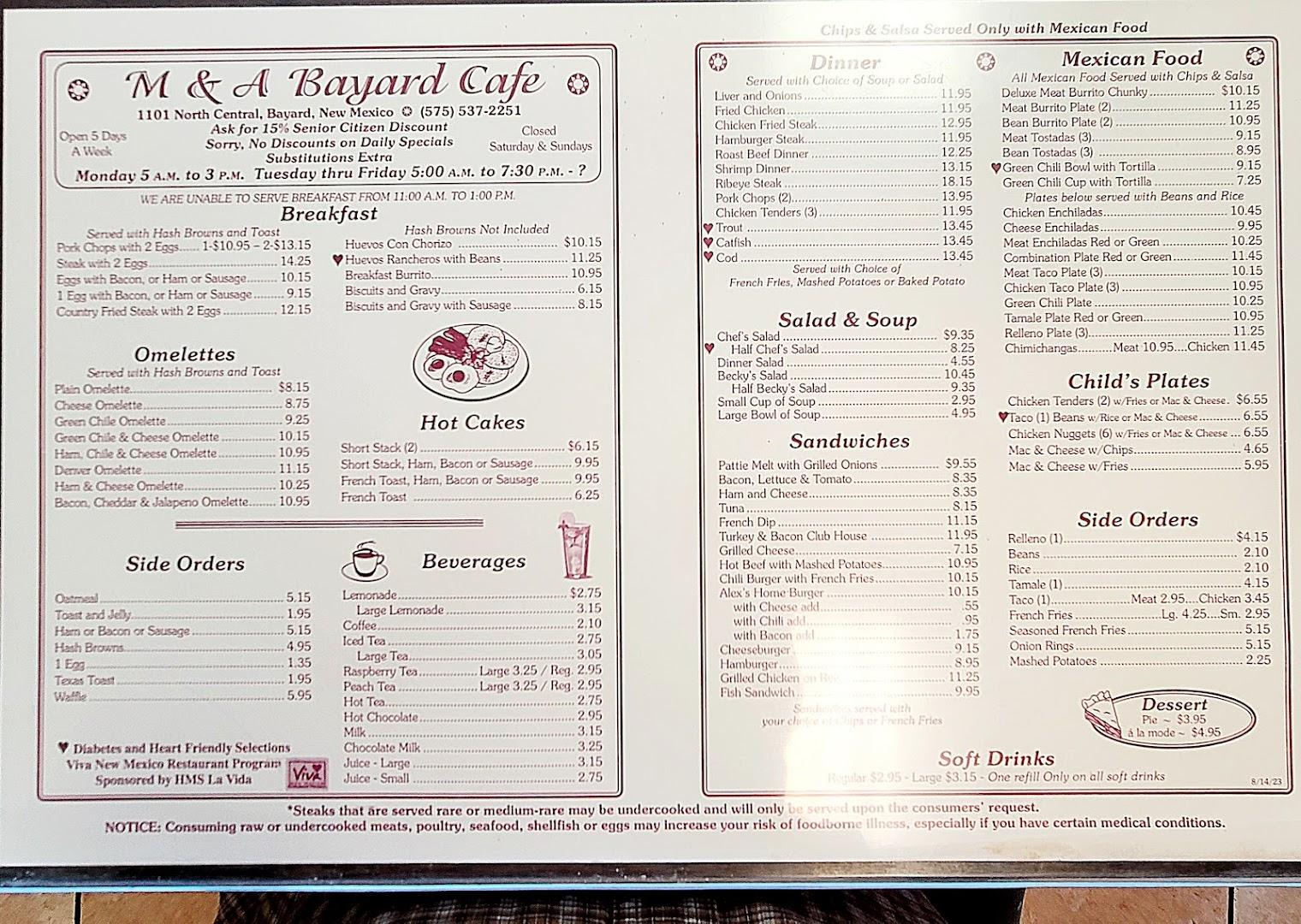 M & A Bayard Cafe
